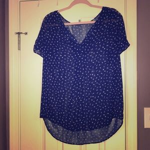 Stitch Fix Daniel Rainn heart print blouse
